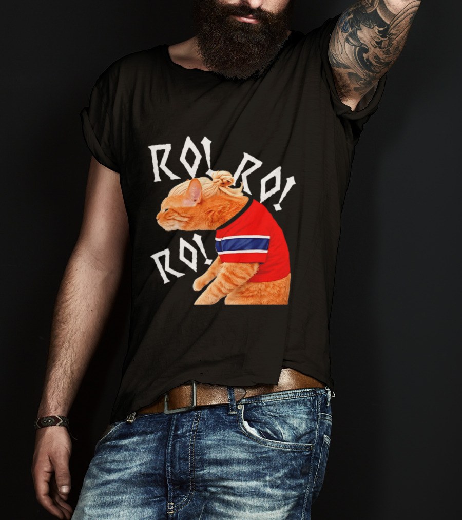 Ro Ro Ro Norwegian Cat El Michi Meme Norway T-Shirt
