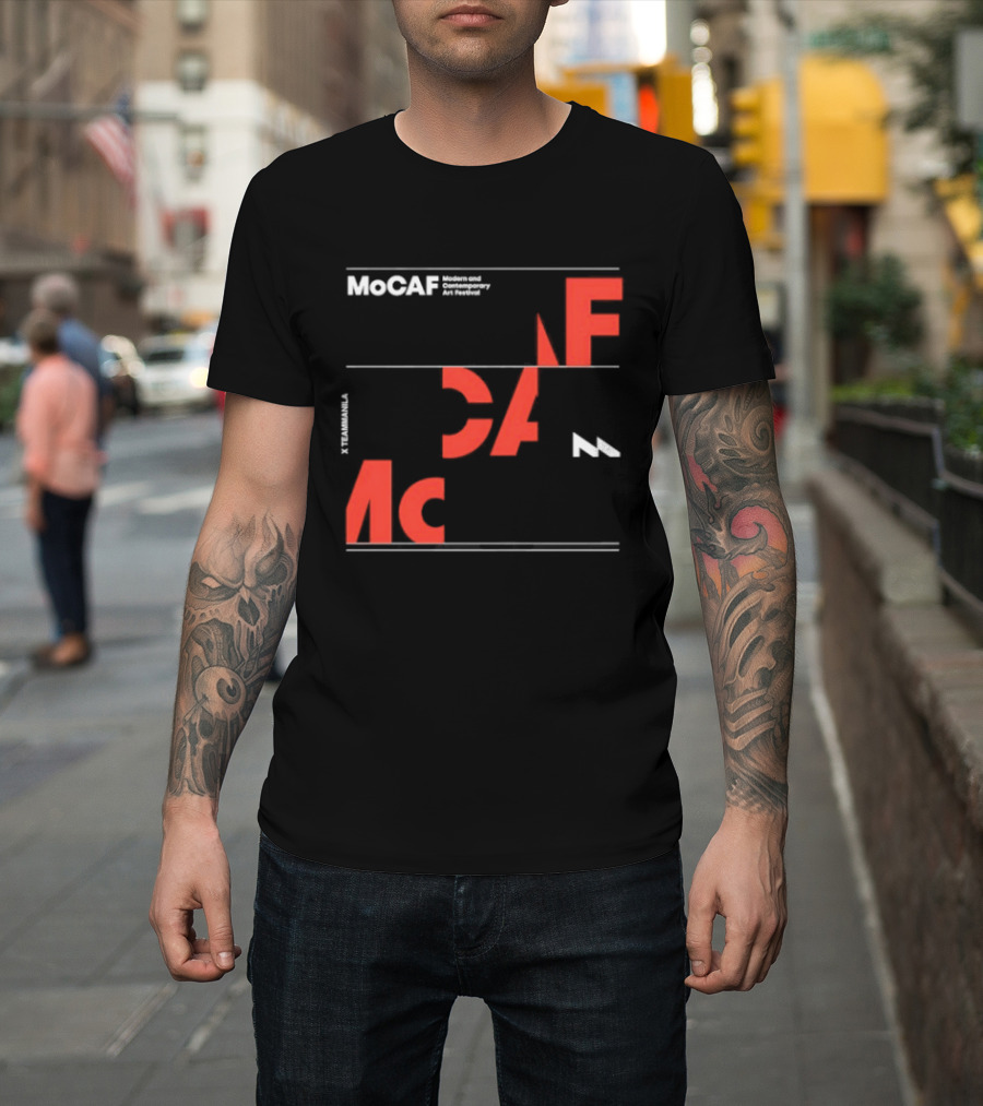 MoCAF Modern Contemporary Festival TeamManila Collaboration T-Shirt