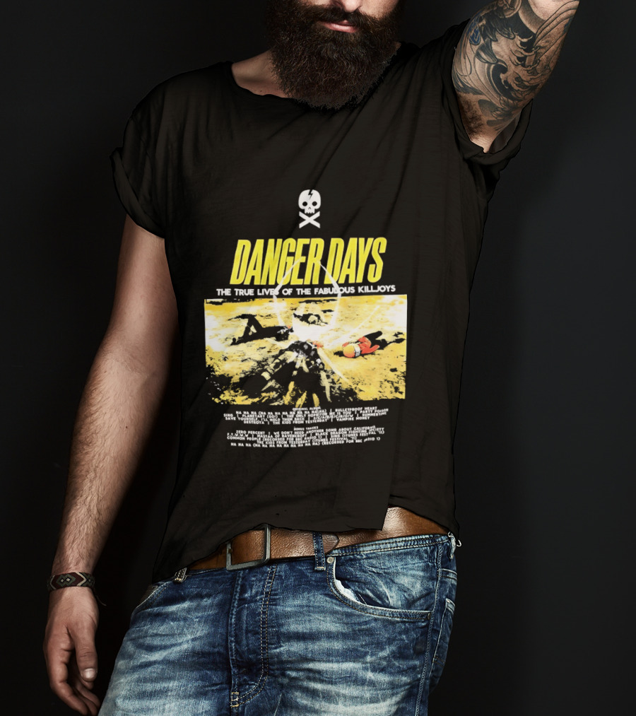 Danger Days The True Lives Of The Fabulous Killjoys Album Cover Art My Chemical Romance T-Shirt