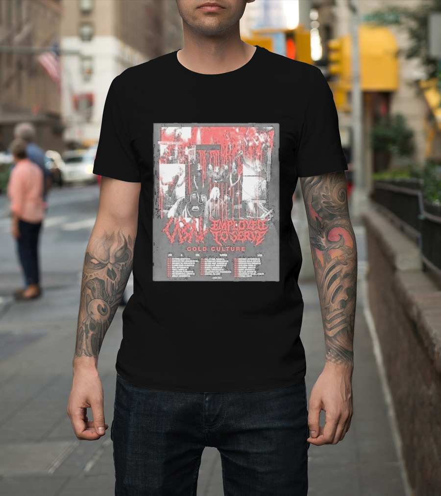 Employed To Serve Cabal Cold Culture UK European Tour 2026 Cities List November 11th To December 5th T-Shirt