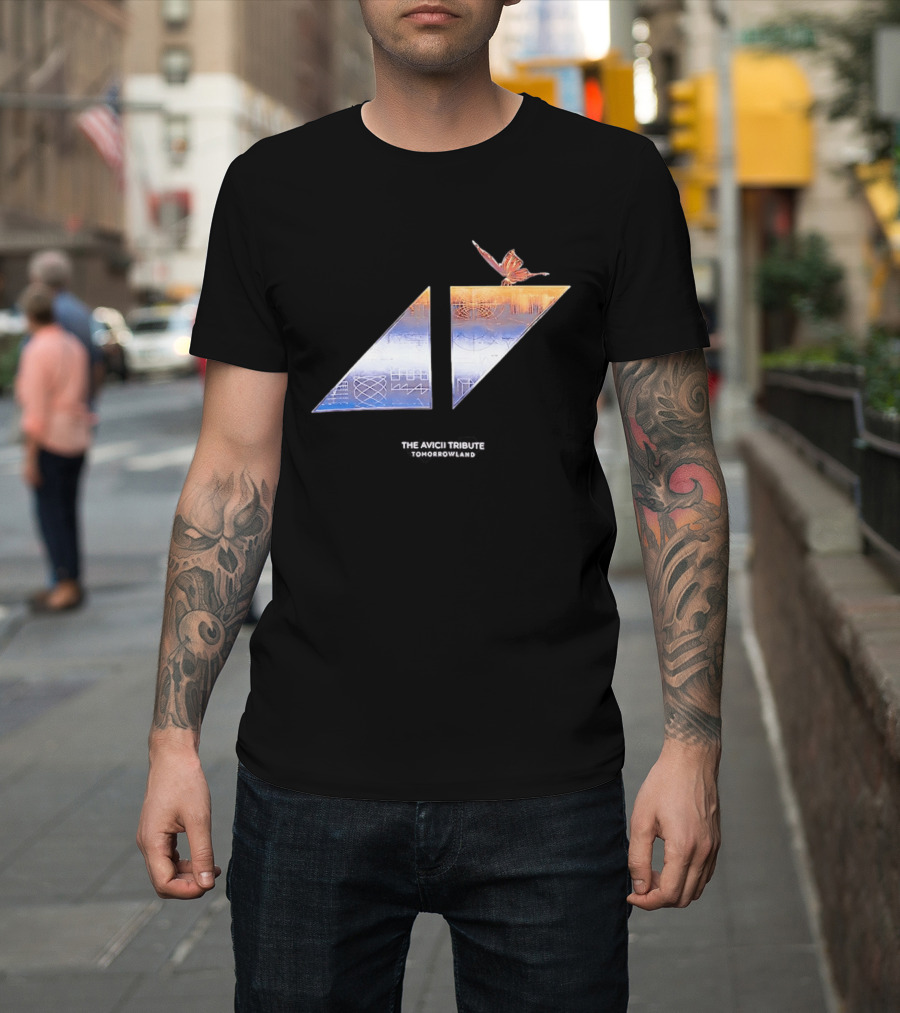 Tomorrowland X Avicii Tribute Butterfly T-Shirt