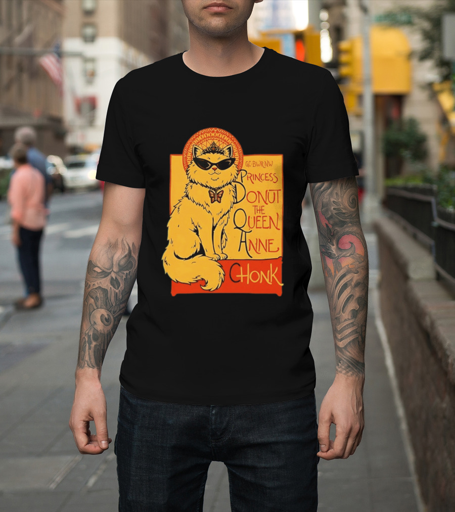 Princess Donut The Queen Anne Chonk Dungeon Crawler Carl Cat T-Shirt