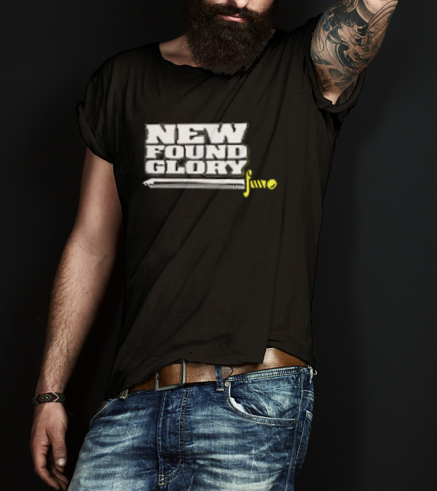 New Found Glory Kings Of Pop Punk Skeleton Card Two Sided T-Shirt