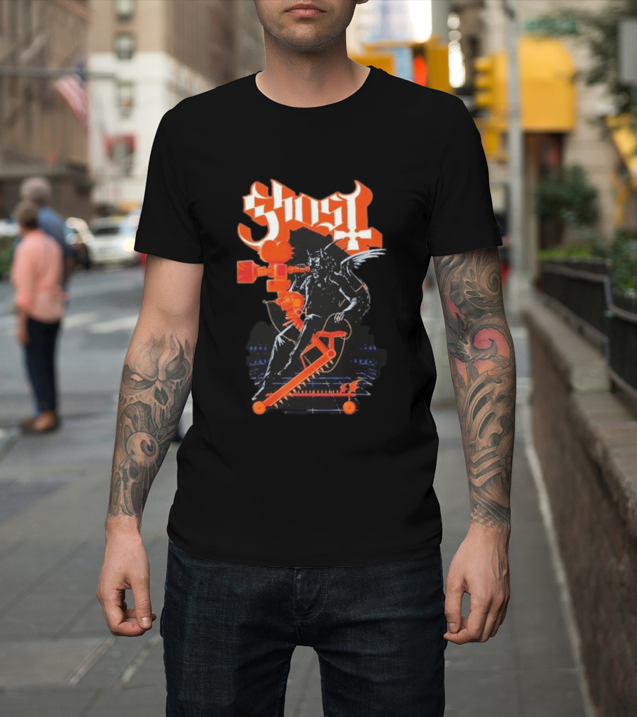 Original Ghost Auteur V The Nameless Ghouls Cinematic Camera Wings T-Shirt