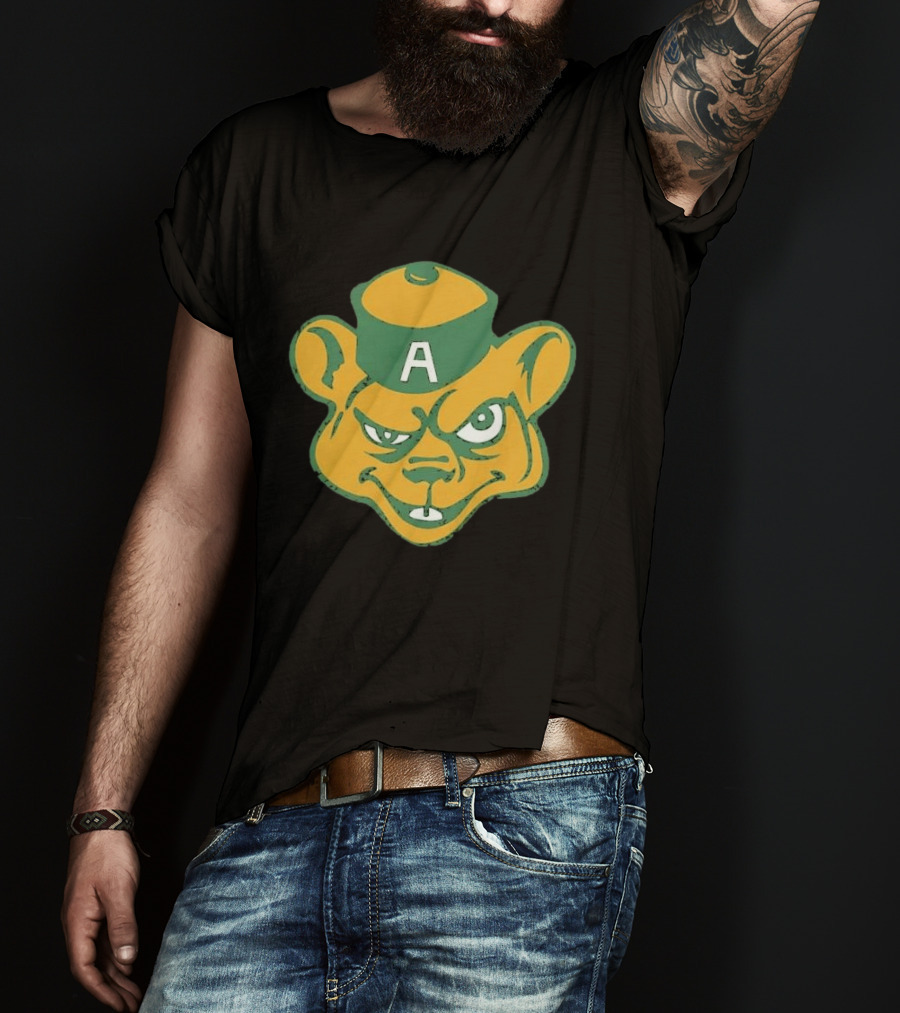 Angry Bear A Logo Vintage Cartoon T-Shirt