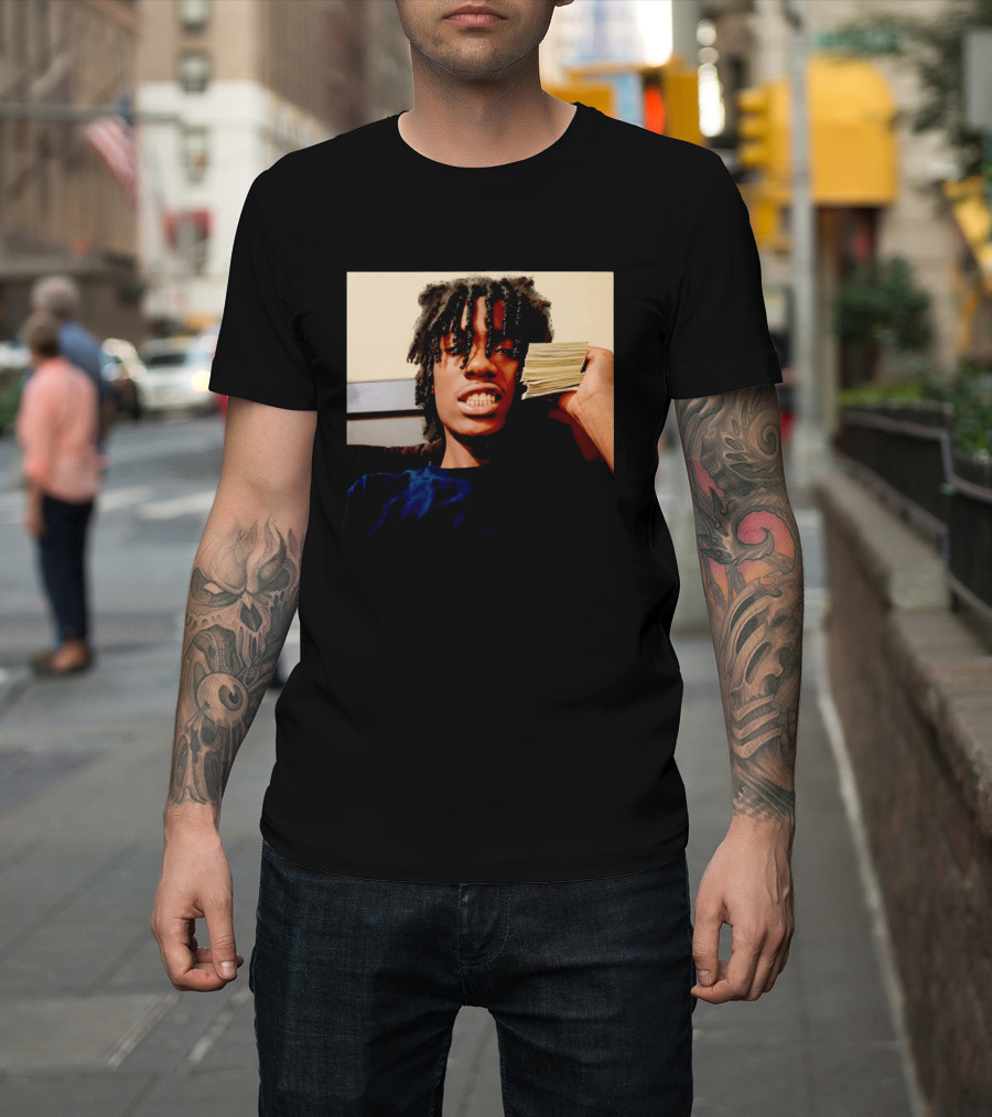 Lil Double 0 Rapper Hip Hop Money Stack Pose T-Shirt