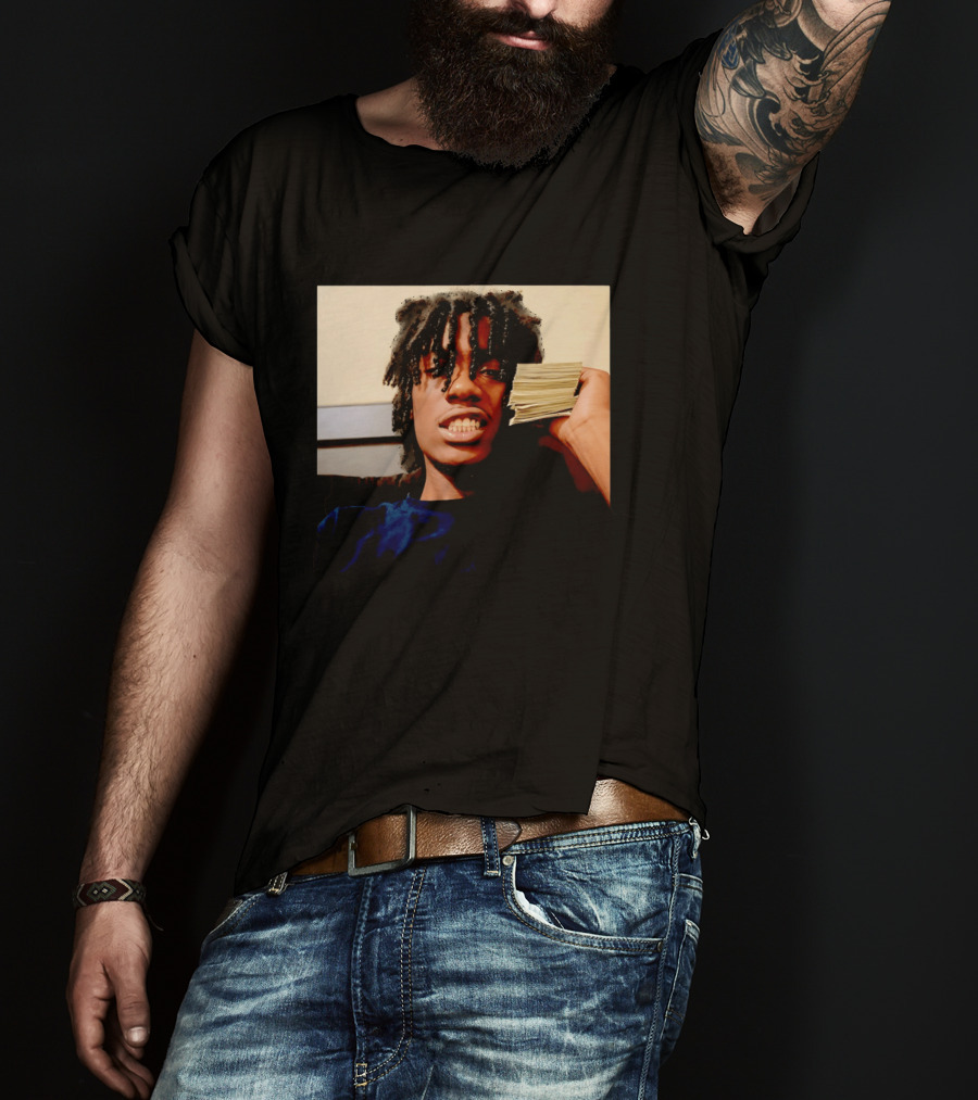 Lil Double 0 Rapper Hip Hop Money Stack Pose T-Shirt