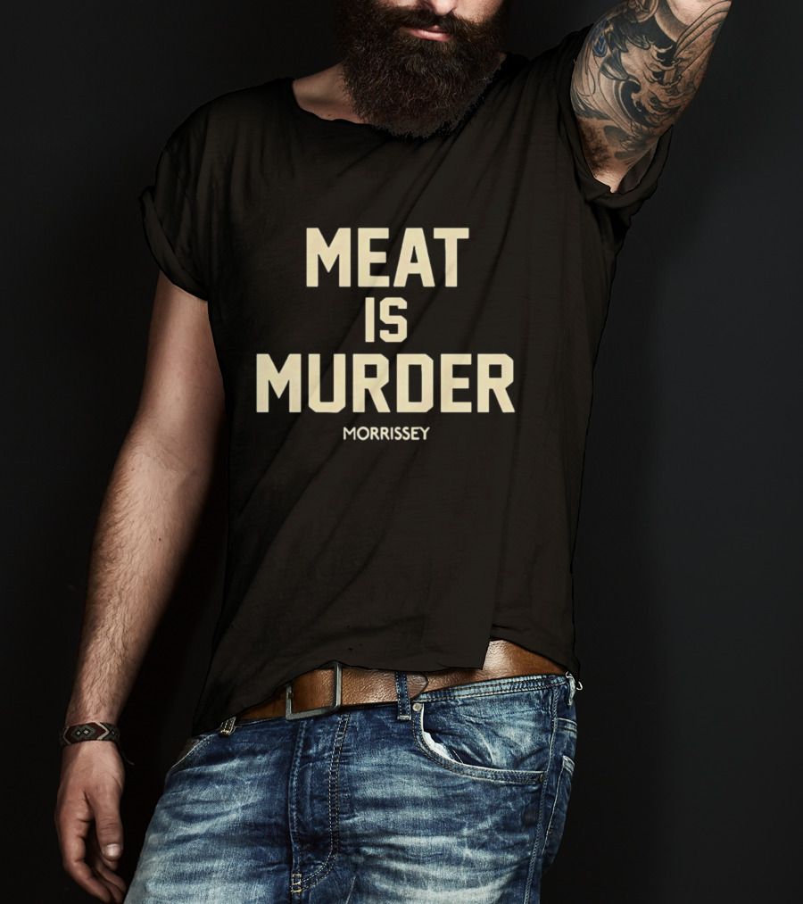 Meat Is Murder Morrissey The Smiths Alternative Rock T-Shirt