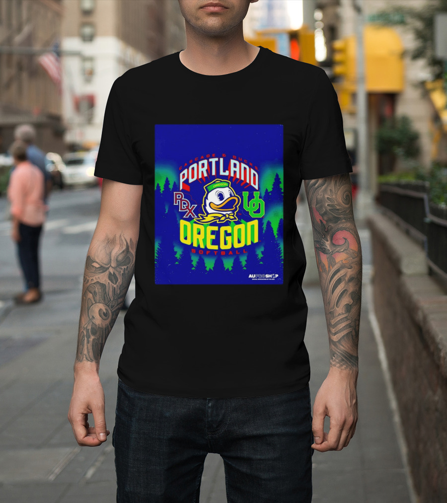 Cascade Ducks Portland RDX Oregon Softball T-Shirt