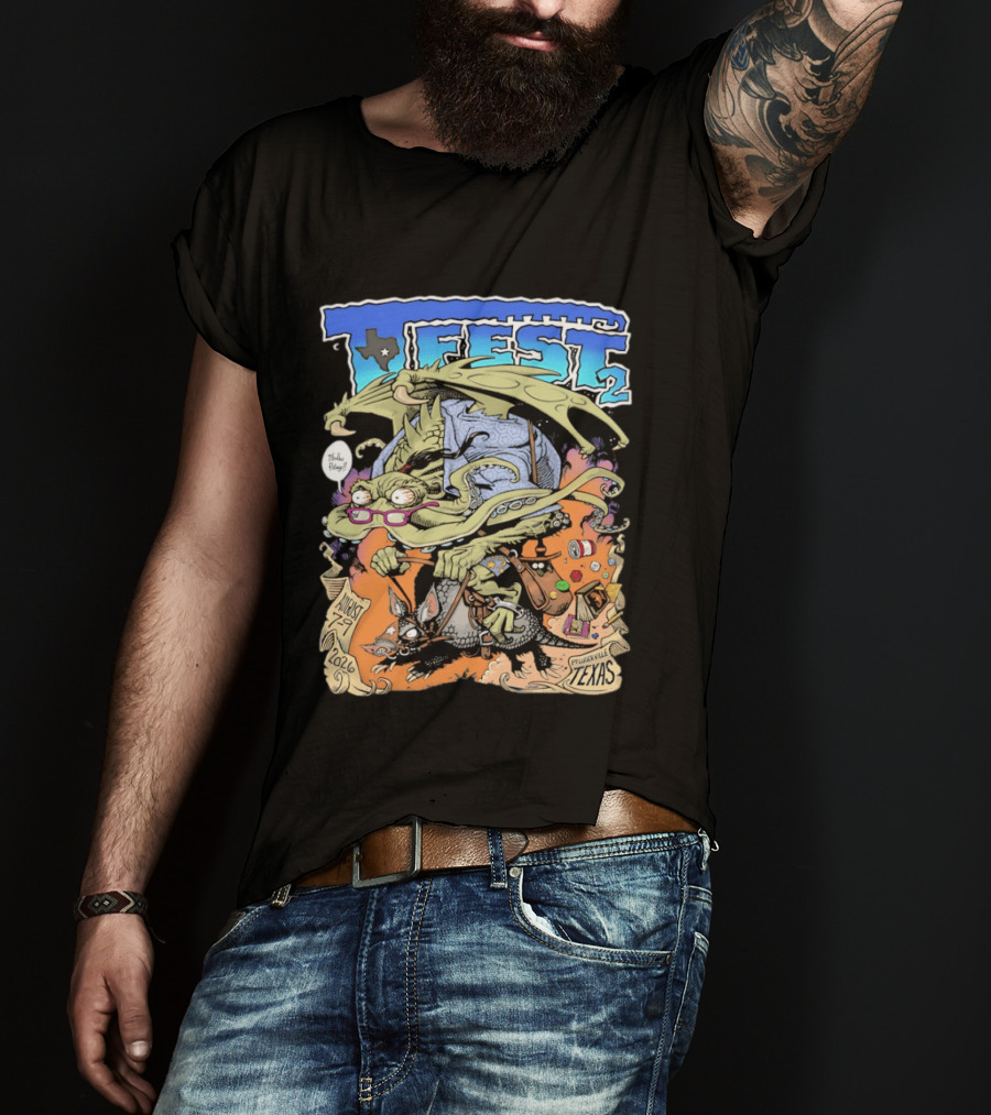 T Fest 2 Cthulhu Armadillo August 29 2026 Pflugerville Texas T-Shirt