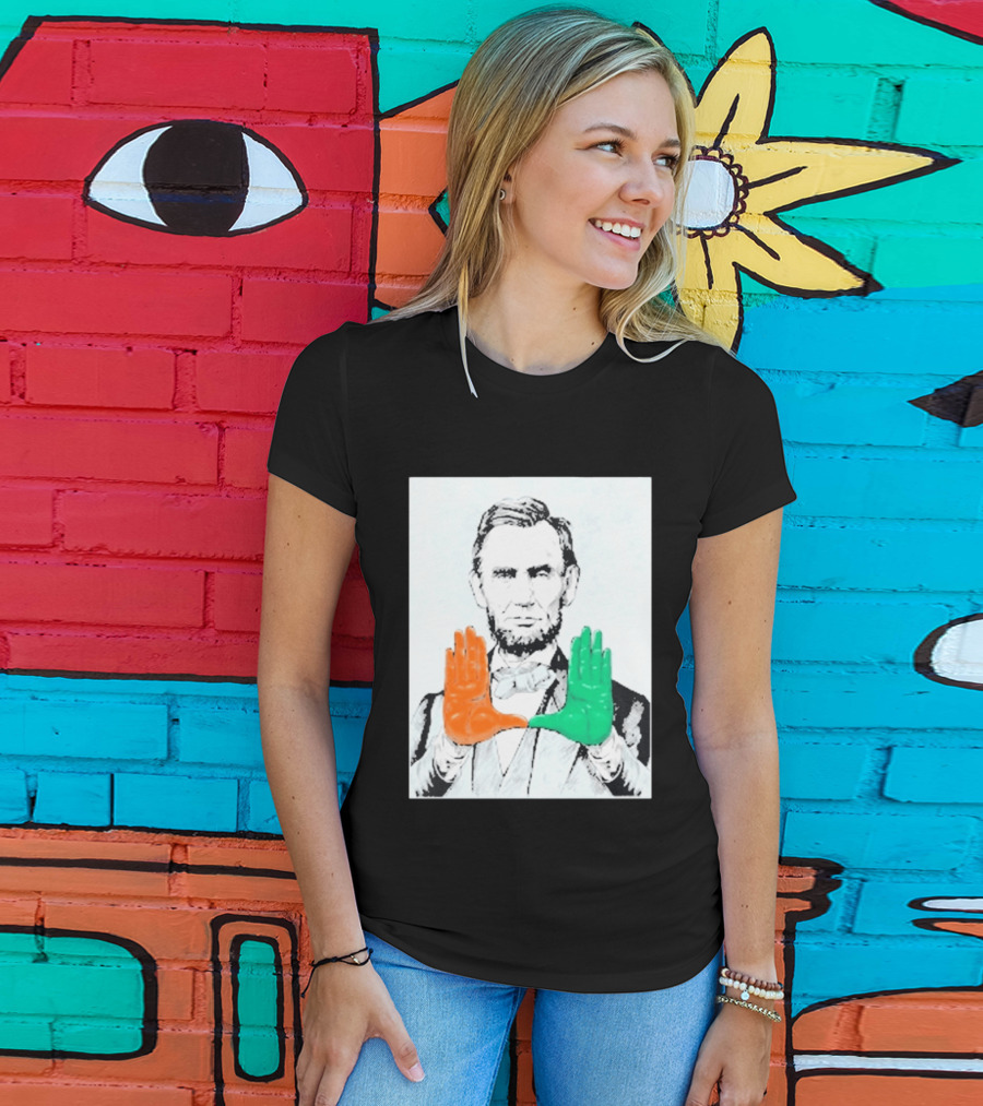 Abraham Lincoln Miami Hurricanes U Hands T-Shirt