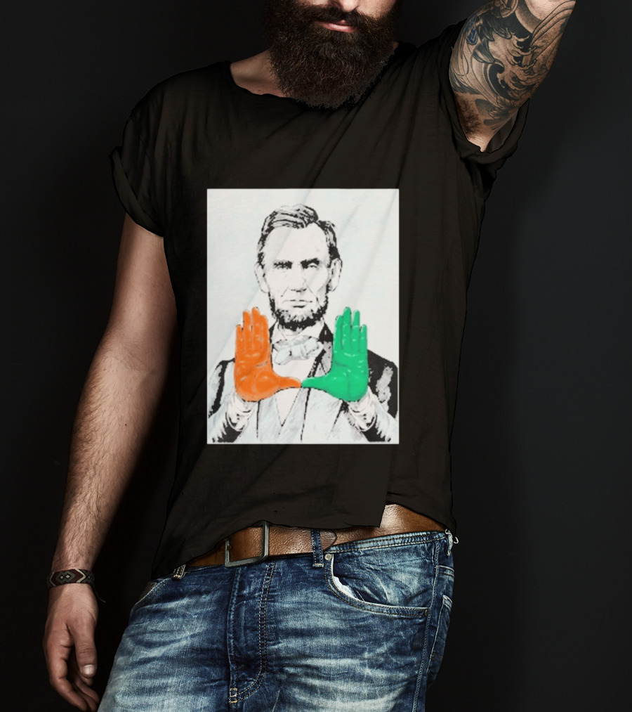Abraham Lincoln Miami Hurricanes U Hands T-Shirt