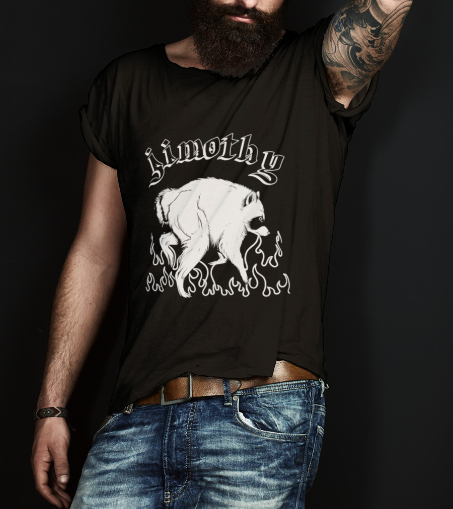 Jimothy The Ballard Raccoon Flame T-Shirt