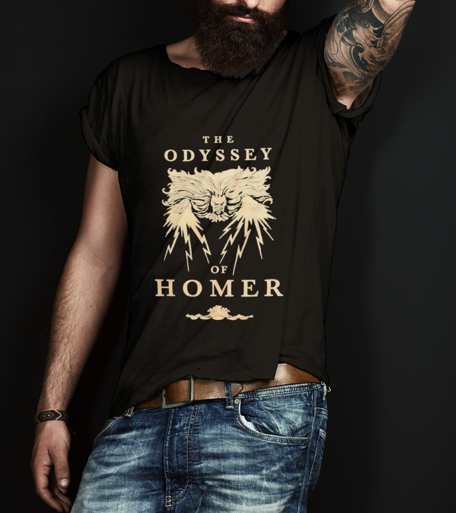 The Odyssey Of Homer Mythical Lightning Lion T-Shirt