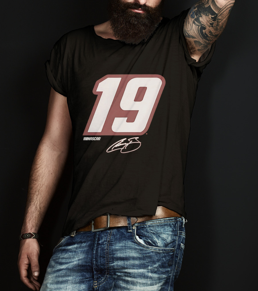 NASCAR Number 19 Racing Motorsport Signature Edition T-Shirt