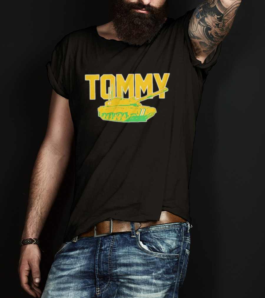 Tommy Tank 47 Athletics Baseball T-Shirt