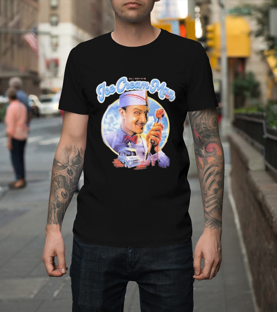 Eli Roth Ice Cream Man Vintage Horror Movie T-Shirt