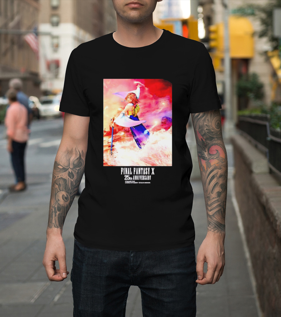 Final Fantasy X 25th Anniversary Yuna Square Enix T-Shirt