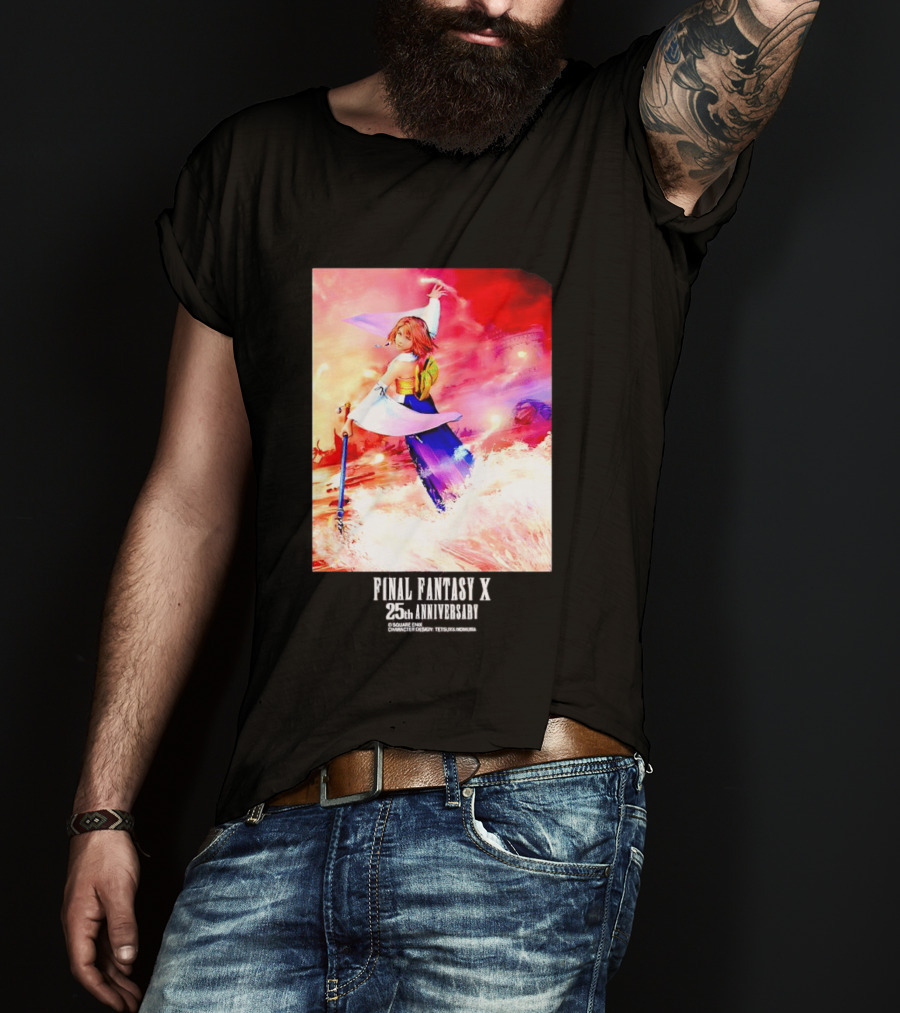 Final Fantasy X 25th Anniversary Yuna Square Enix T-Shirt