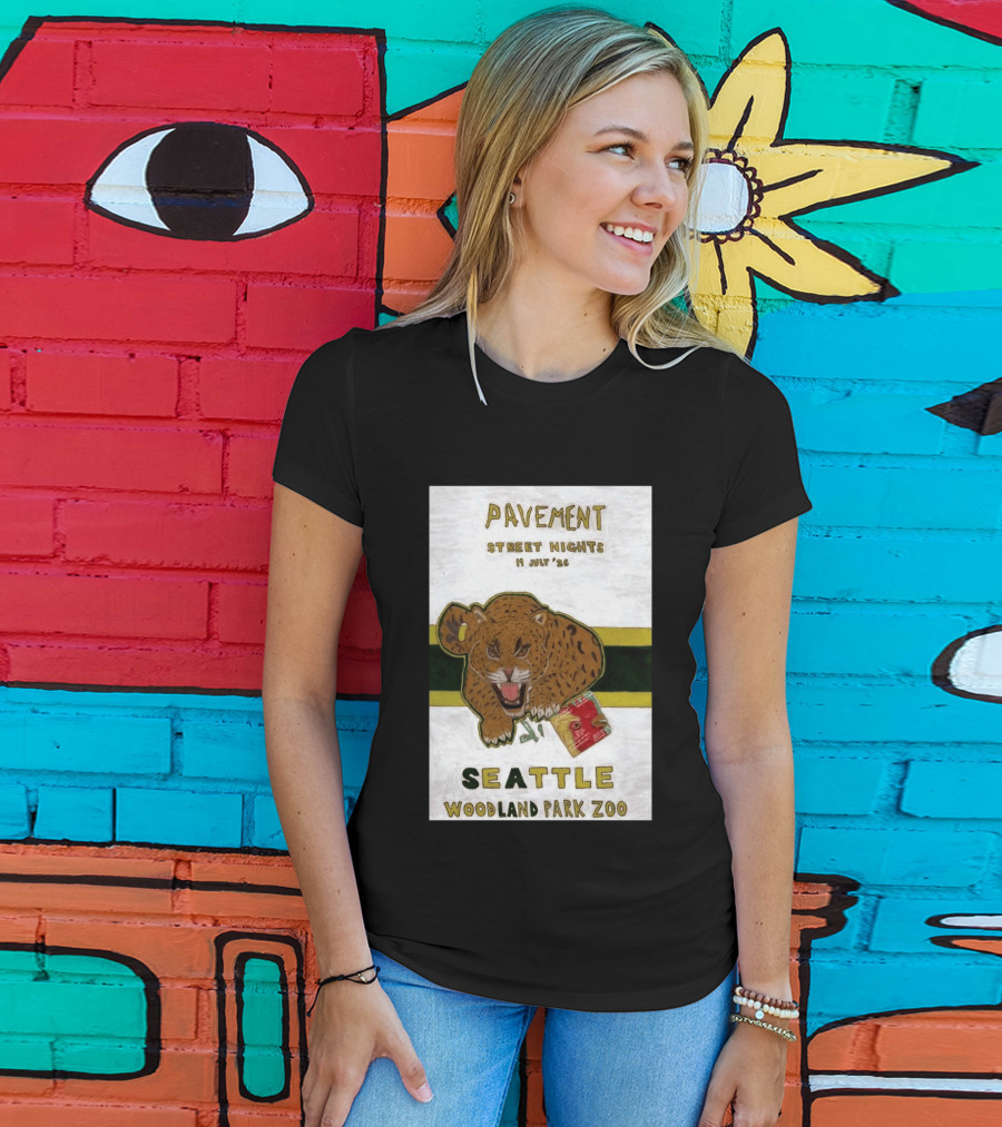 Pavement Street Nights Seattle Woodland Park Zoo July 19 2026 T-Shirt