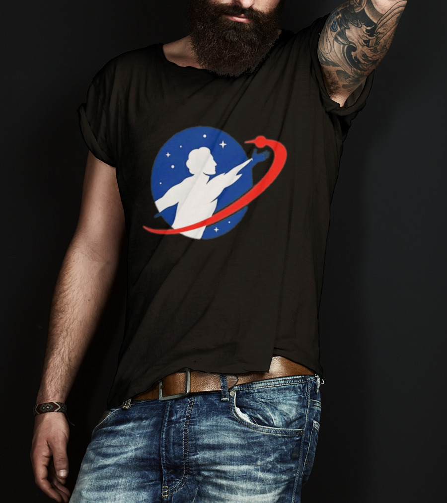 NASA Astronaut Space Exploration Promethean Action Patch T-Shirt