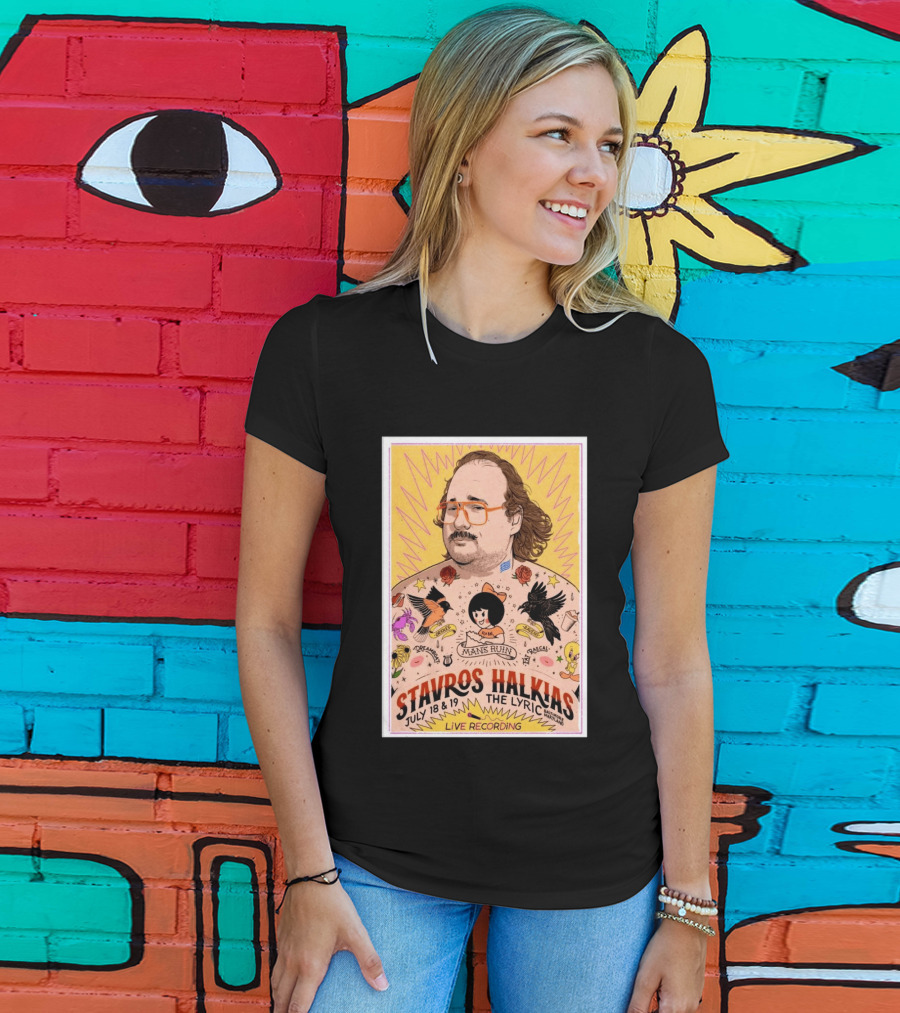 Stavros Halkias Live Recording Baltimore July 18 19 2026 The Lyric Event T-Shirt