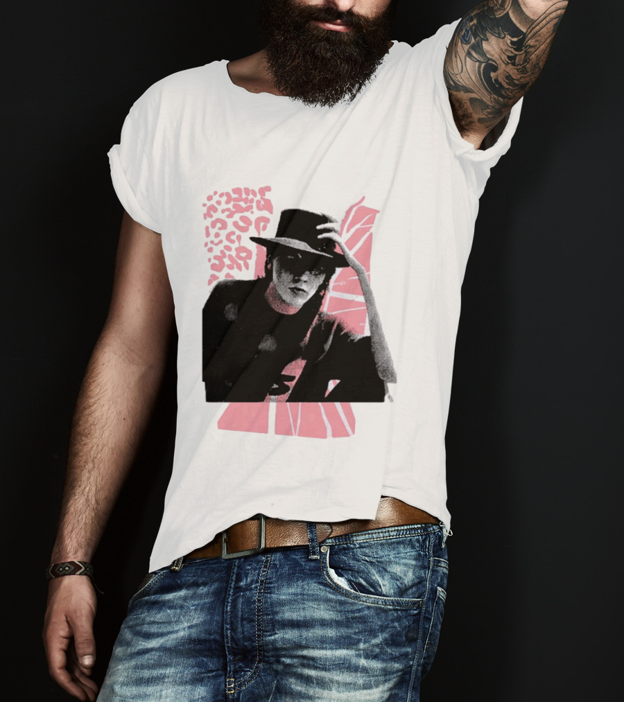 John Taylor Punk Masters Retro Style Hat And Femme Collage T-Shirt