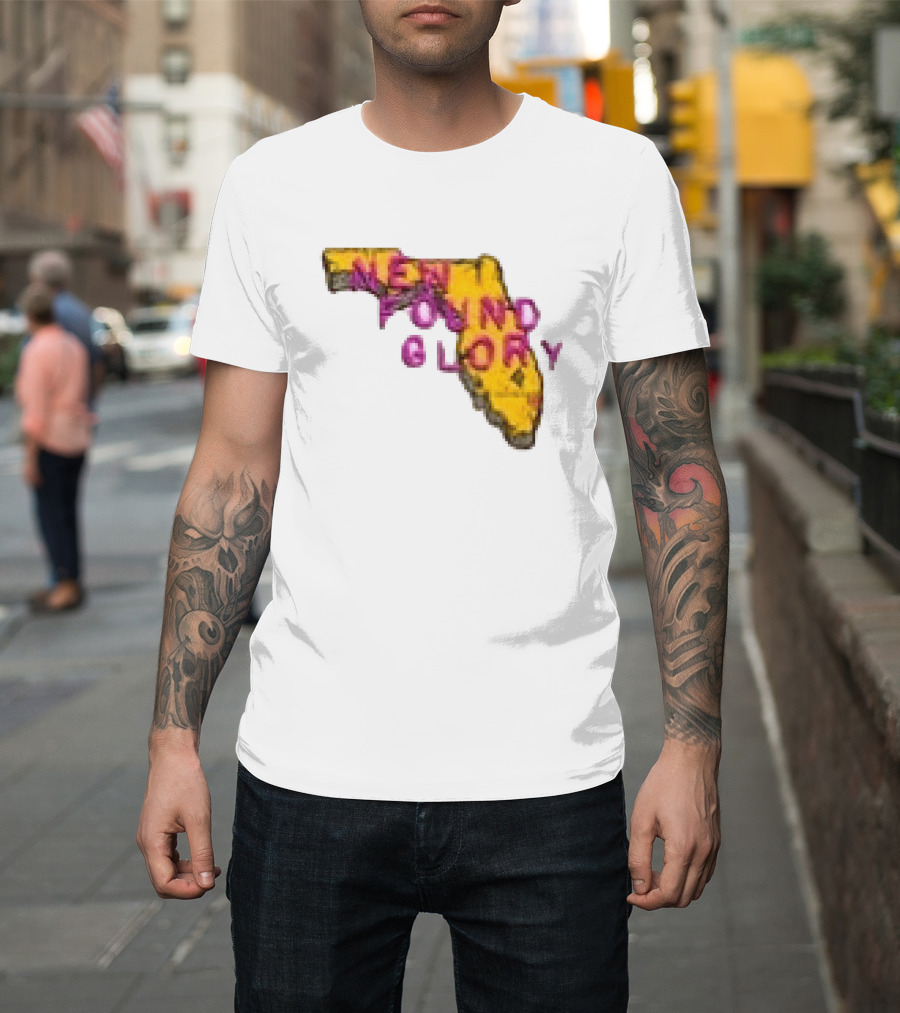 New Found Glory Florida Map You've Gotta Try Do What It Takes To Give Yourself A Break T-Shirt