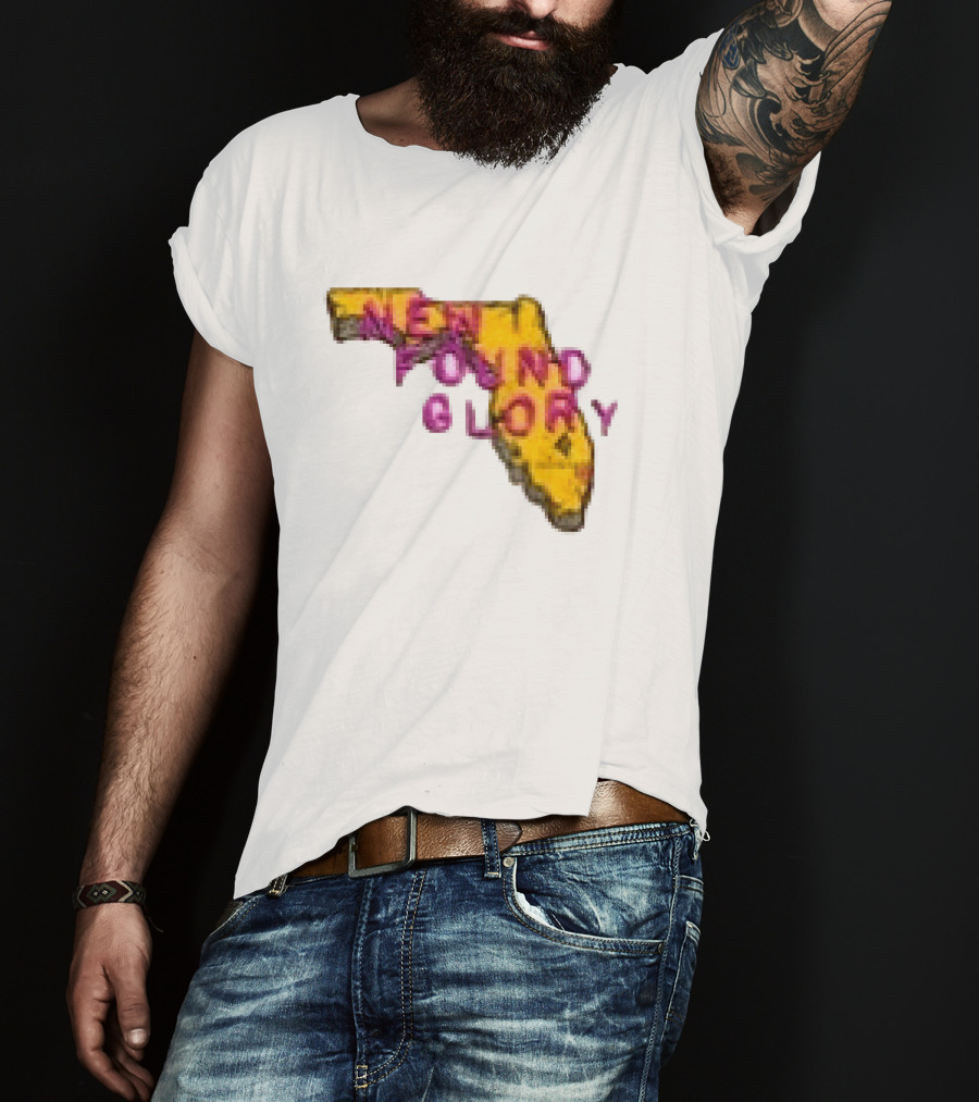New Found Glory Florida Map You've Gotta Try Do What It Takes To Give Yourself A Break T-Shirt
