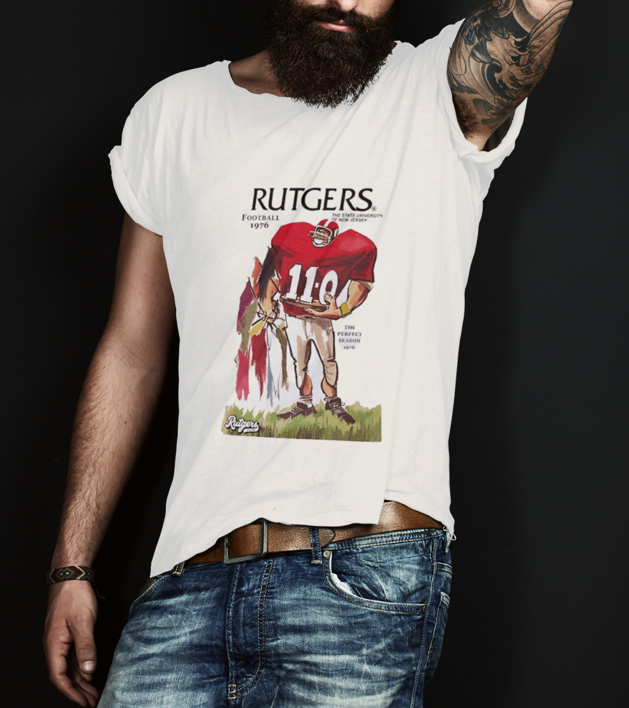 Rutgers Football 1976 The State University Of New Jersey Perfect Season 11 0 T-Shirt