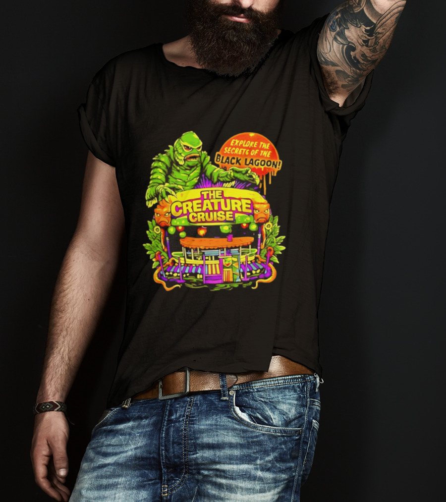 Explore The Secrets Of The Black Lagoon The Creature Cruise Adventure T-Shirt