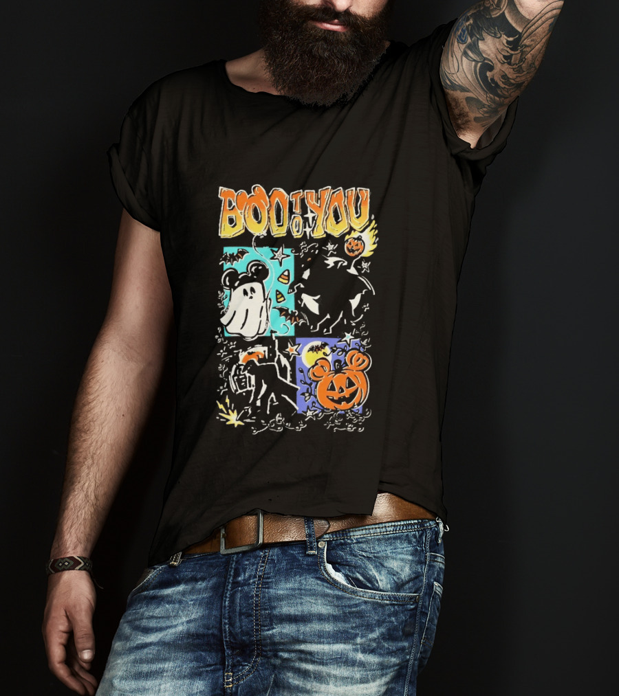 Boo To You Ghost And Pumpkin Halloween Fun T-Shirt