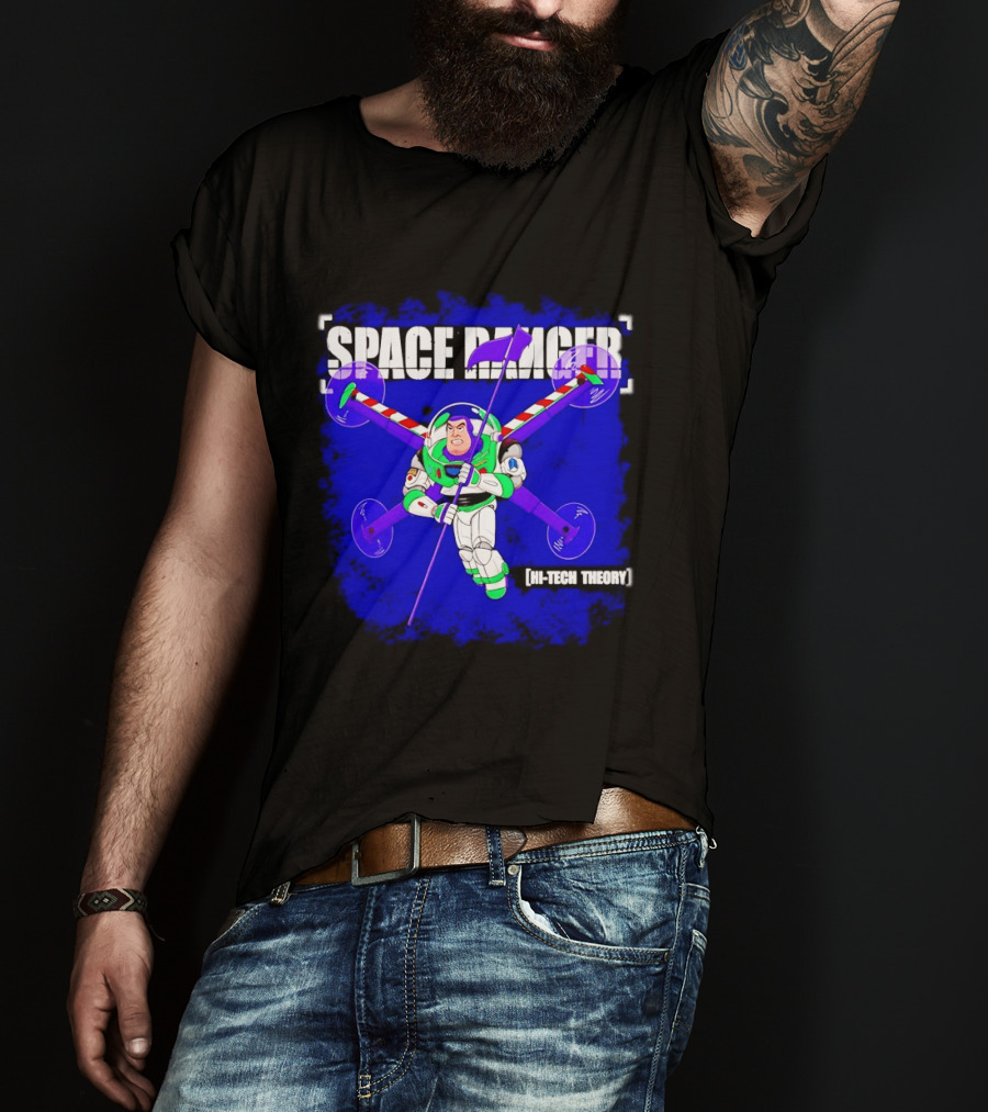 Space Ranger Hi Tech Theory Buzz Lightyear Toy Story T-Shirt