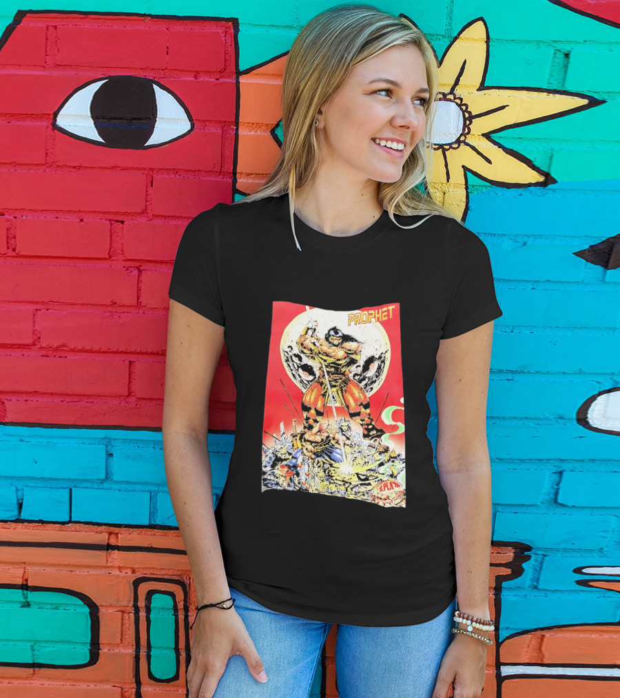 Prophet Comic SPLAT Comics Moon Battle Scene Cover T-Shirt