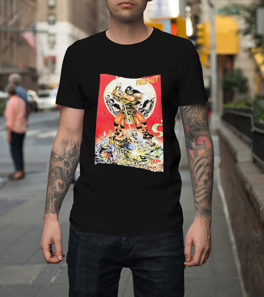 Prophet Comic SPLAT Comics Moon Battle Scene Cover T-Shirt