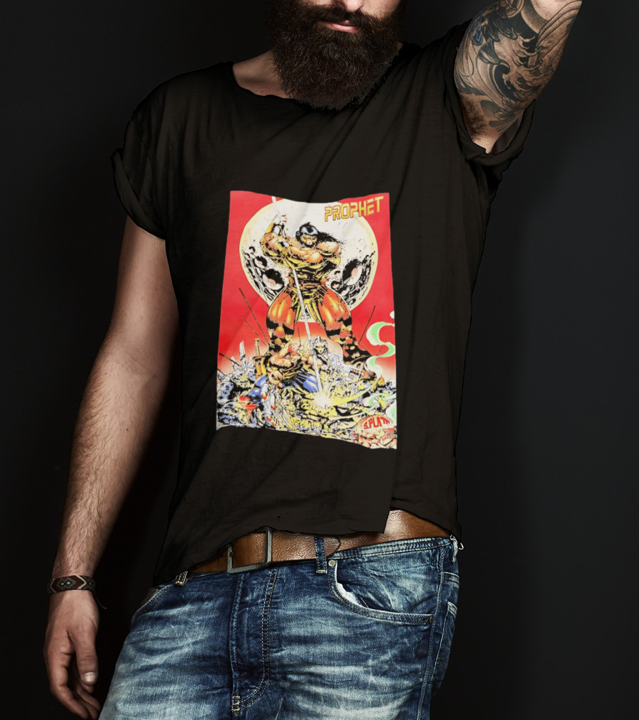Prophet Comic SPLAT Comics Moon Battle Scene Cover T-Shirt