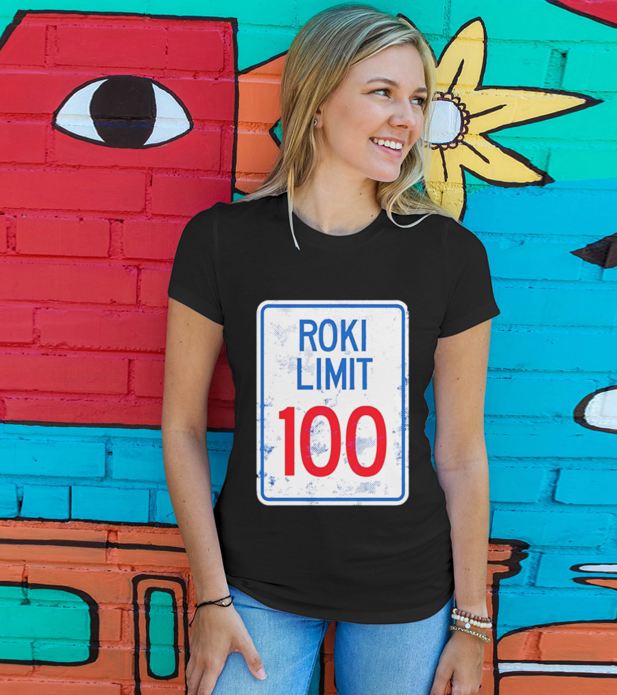 Roki Sasaki Speed Limit 100 Dodgers T-Shirt