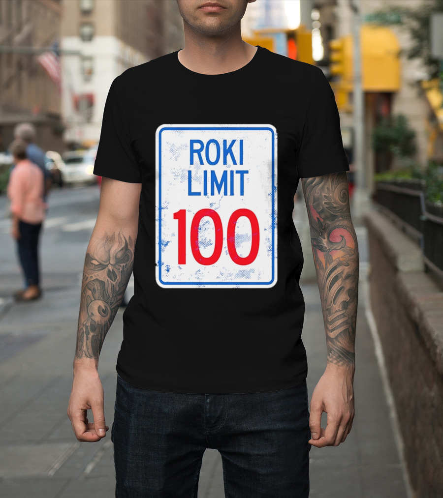 Roki Sasaki Speed Limit 100 Dodgers T-Shirt