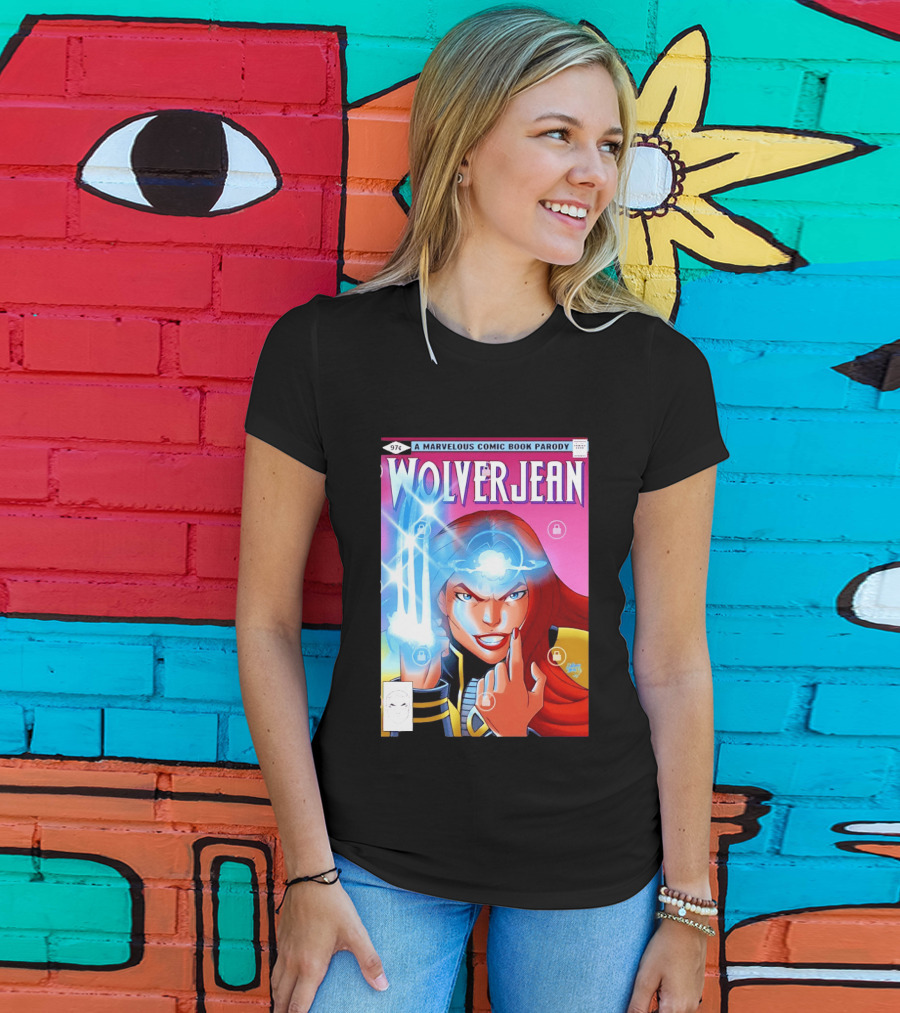 Wolverjean A Marvelous Comic Book Parody Cover 97 Cents T-Shirt