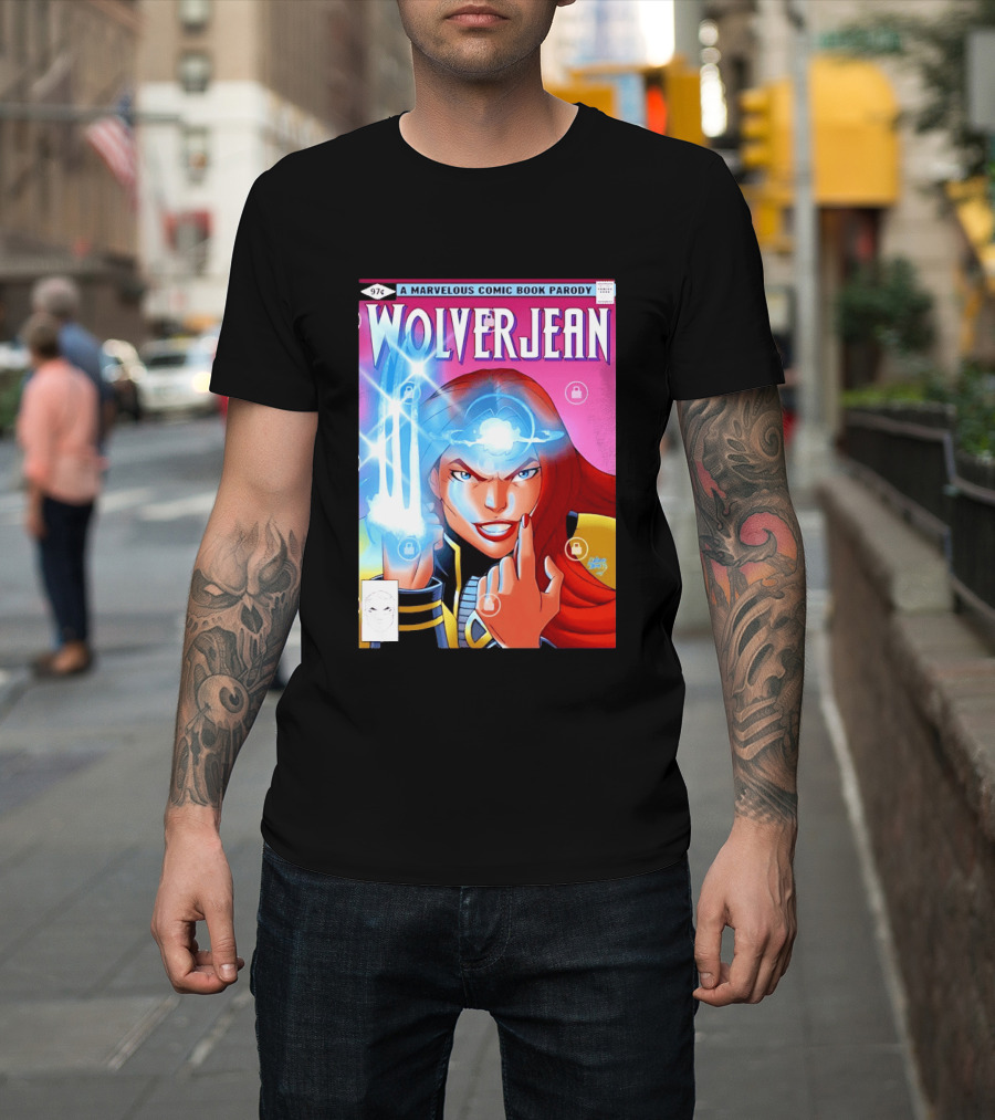 Wolverjean A Marvelous Comic Book Parody Cover 97 Cents T-Shirt