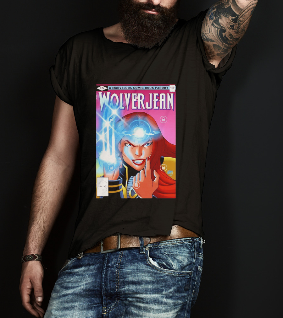 Wolverjean A Marvelous Comic Book Parody Cover 97 Cents T-Shirt
