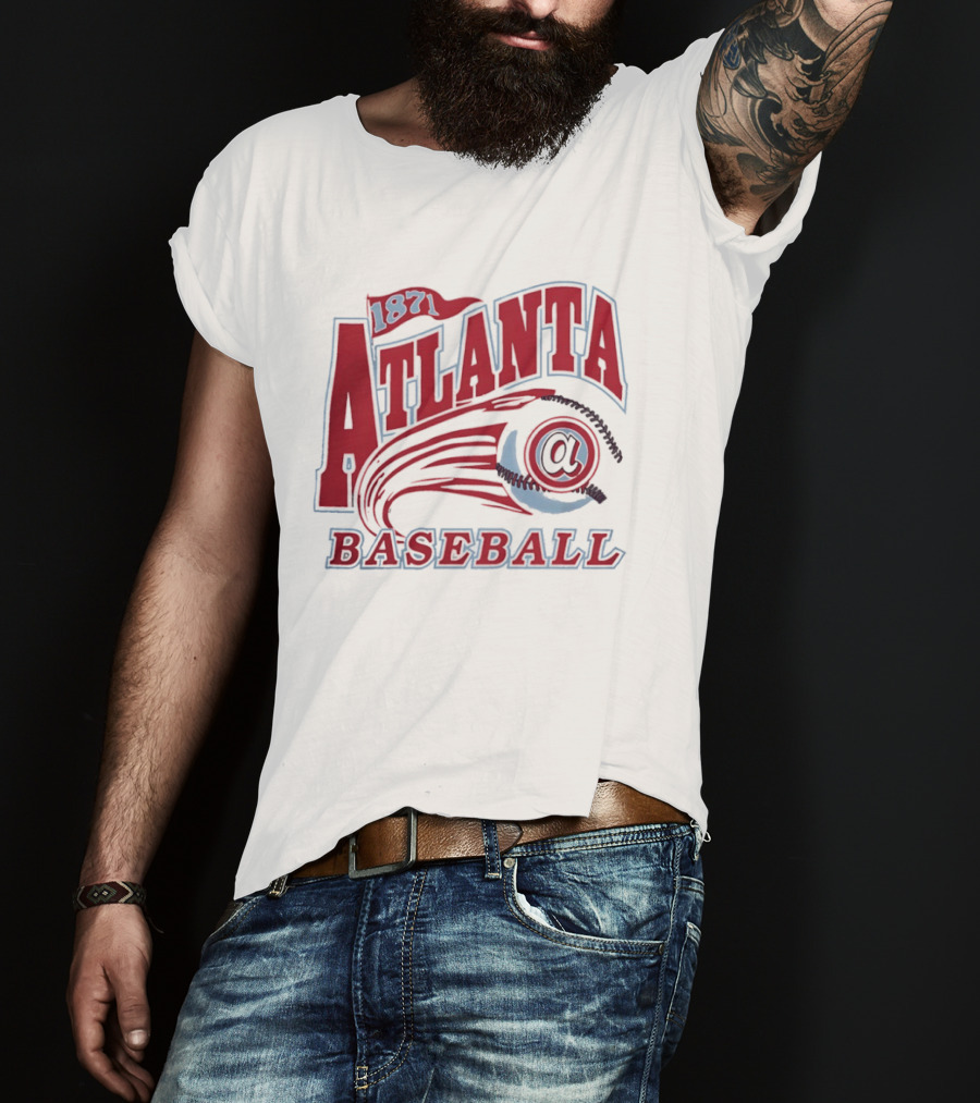 Atlanta Baseball 1871 Vintage Style MLB Team Fan T-Shirt