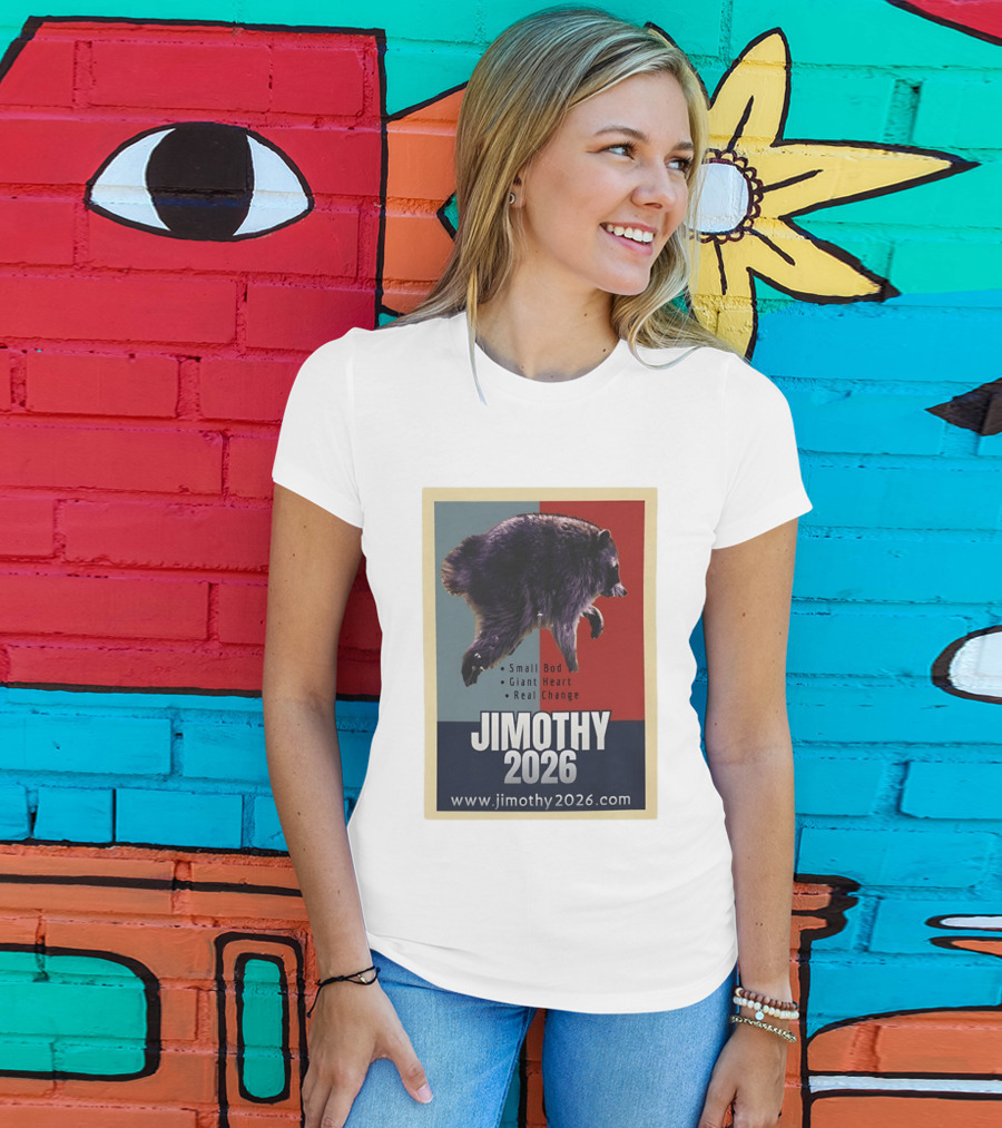 Jimothy 2026 Raccoon Small Bod Giant Heart Real Change Hope T-Shirt