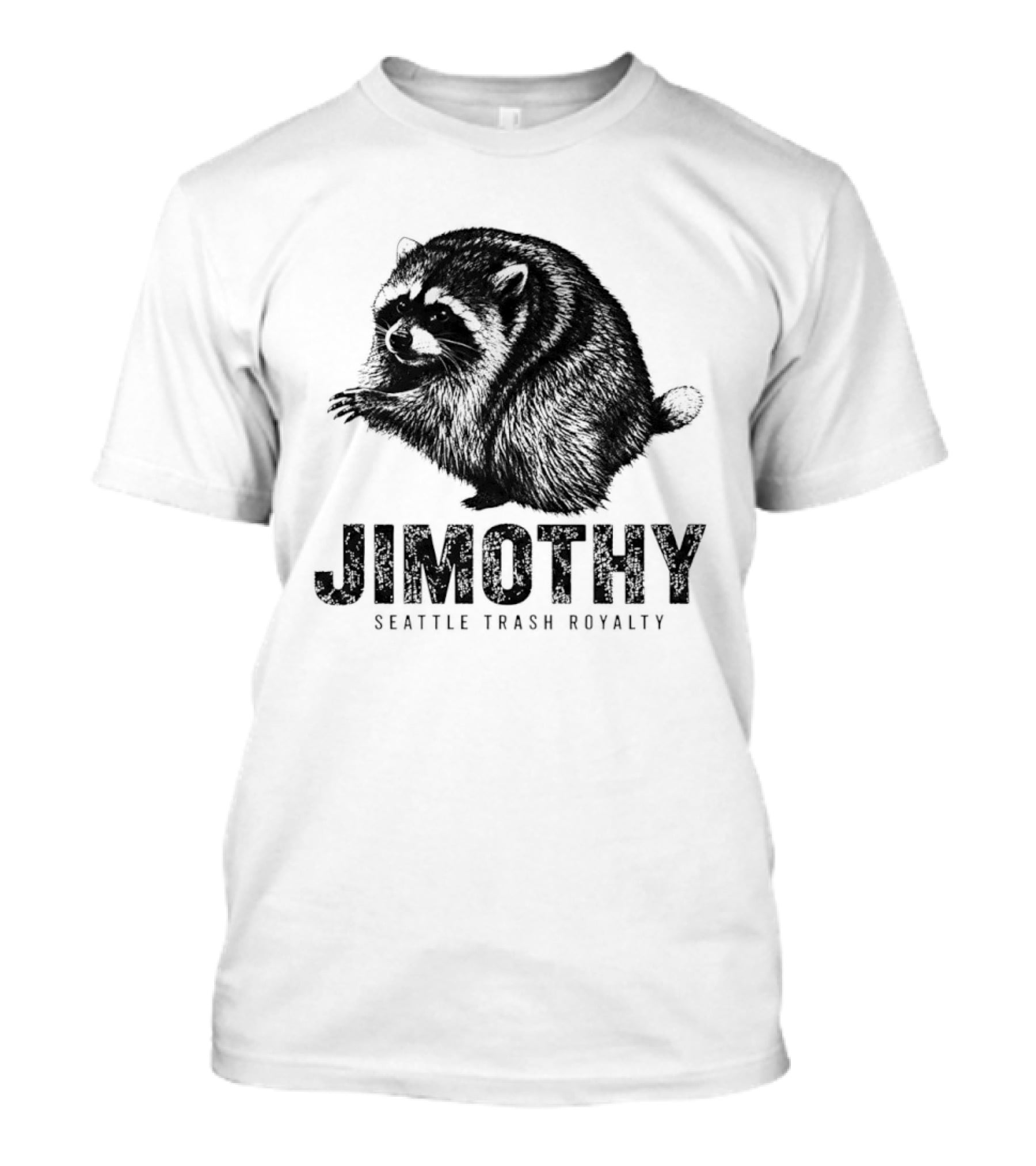 Jimothy Seattle Trash Royalty Raccoon T-Shirt