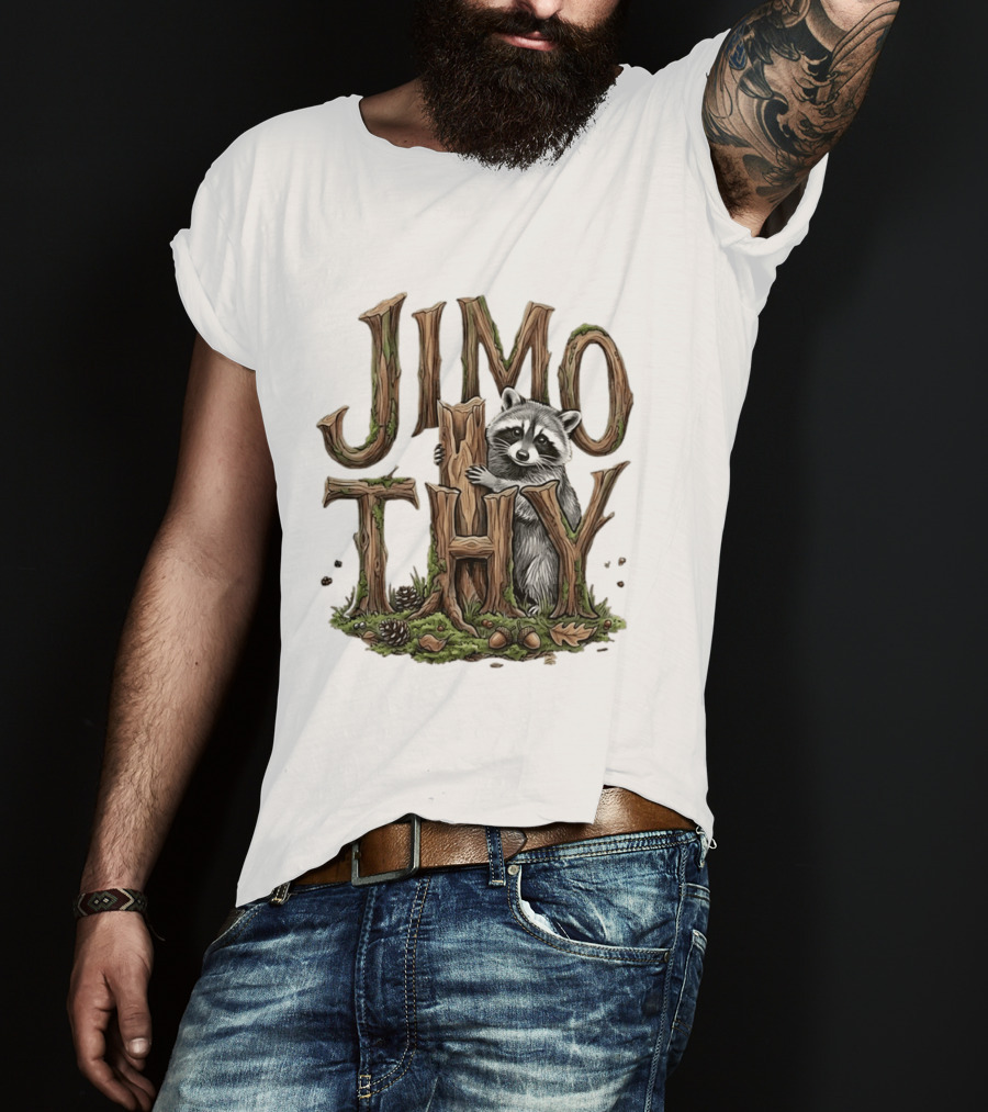 Jimothy The Raccoon Forest Adventure T-Shirt