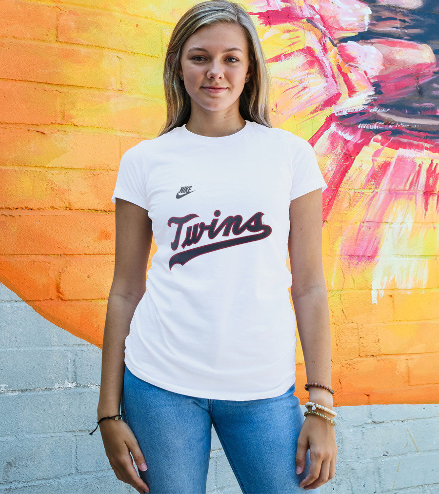 Minnesota Twins 2026 Nike Field Of Dreams Wordmark T-Shirt