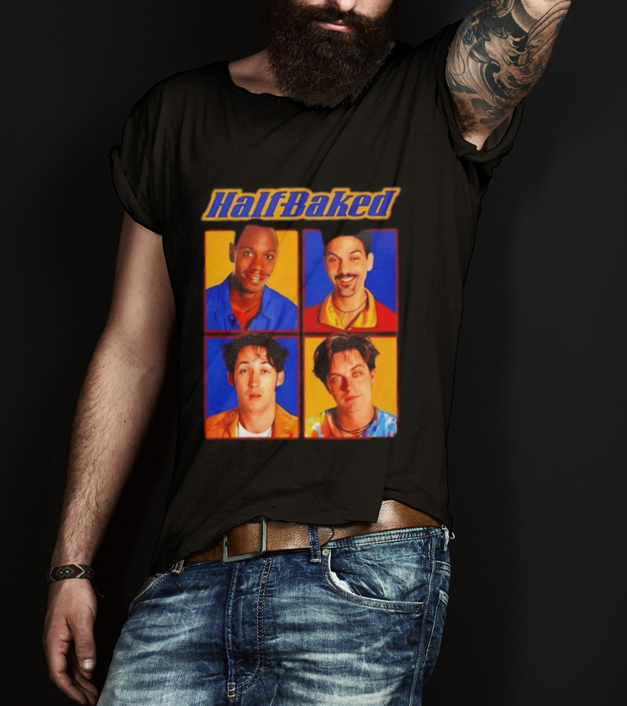 Half Baked Movie Characters Block T-Shirt