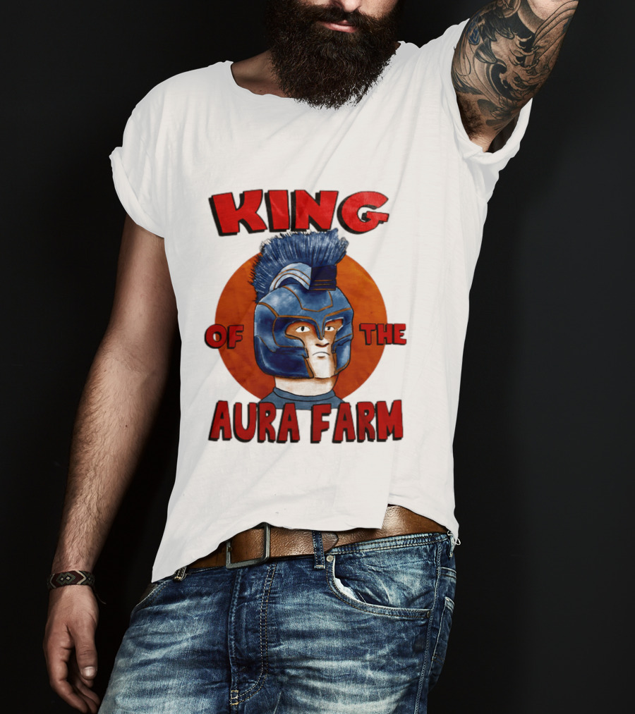 King Of The Aura Farm Hank Hill Helmet Warrior T-Shirt