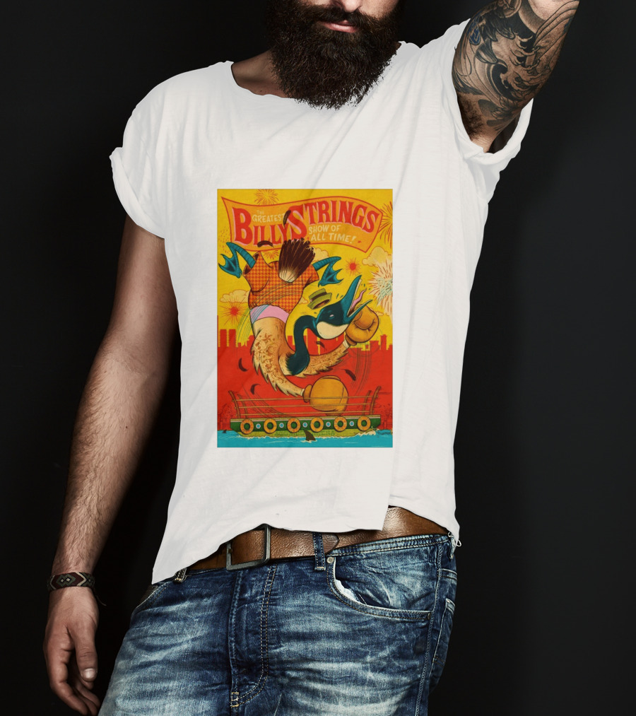 Billy Strings Boston MA July 21 2026 Greatest Show Of All Time Boxing Duck With Gloves T-Shirt
