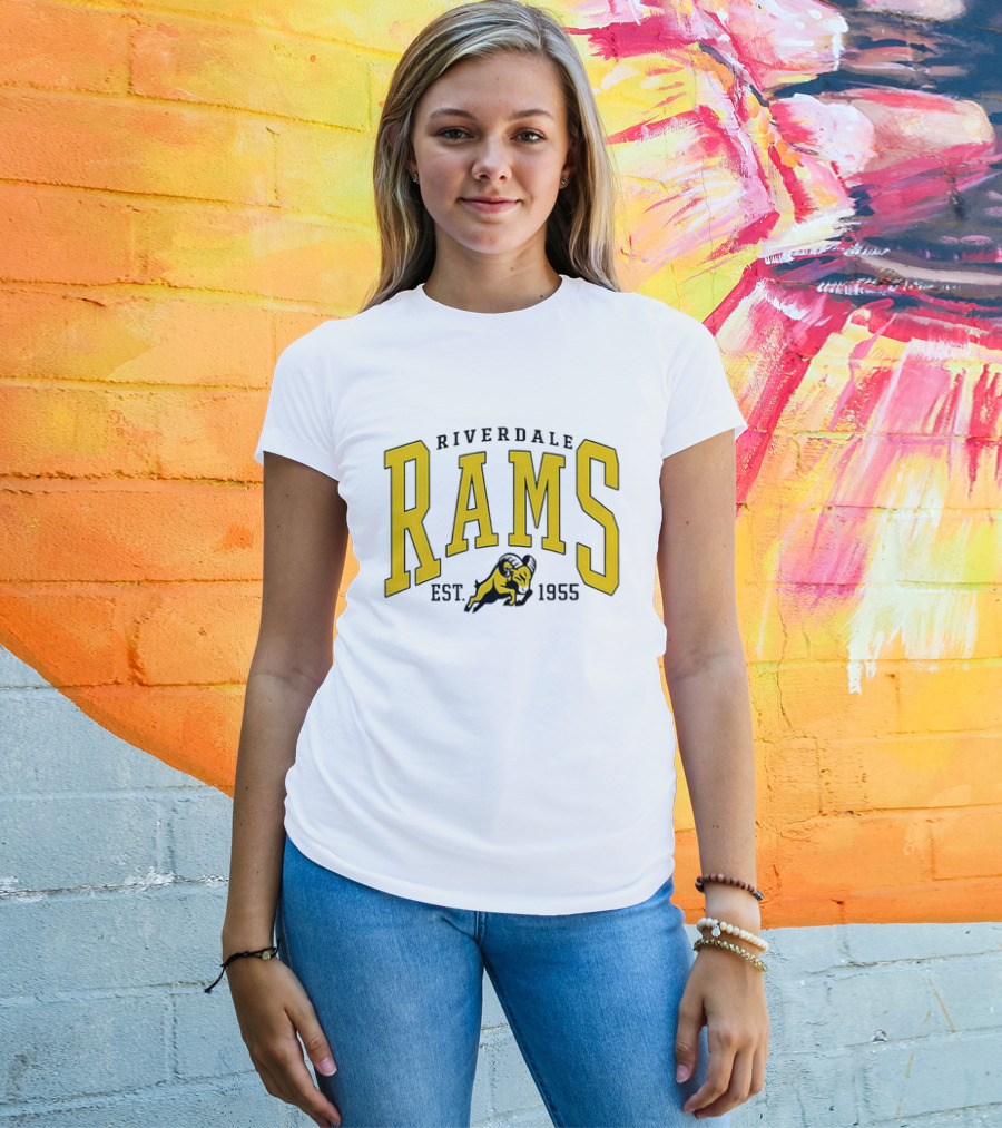 Riverdale Rams Est 1955 Yellow Ram T-Shirt